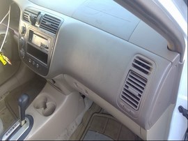 2001 HONDA CIVIC, WHITE, EX, 1.7L, VTEC, AT.  A25055